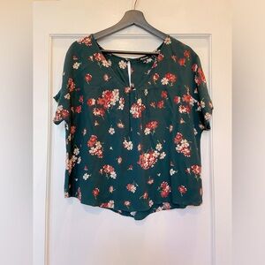 •Madewell• Floral blouse